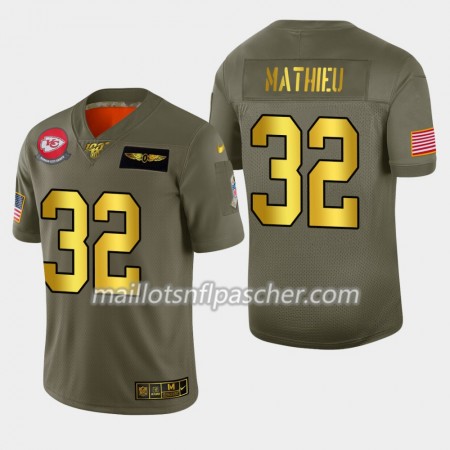 Maillot Kansas City Chiefs Tyrann Mathieu 32 Nike 2019 Salute to Service - Homme